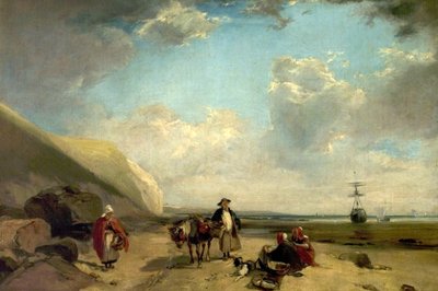 Pêcheurs sur la côte de Normandie, 1824 - Richard Parkes Bonington